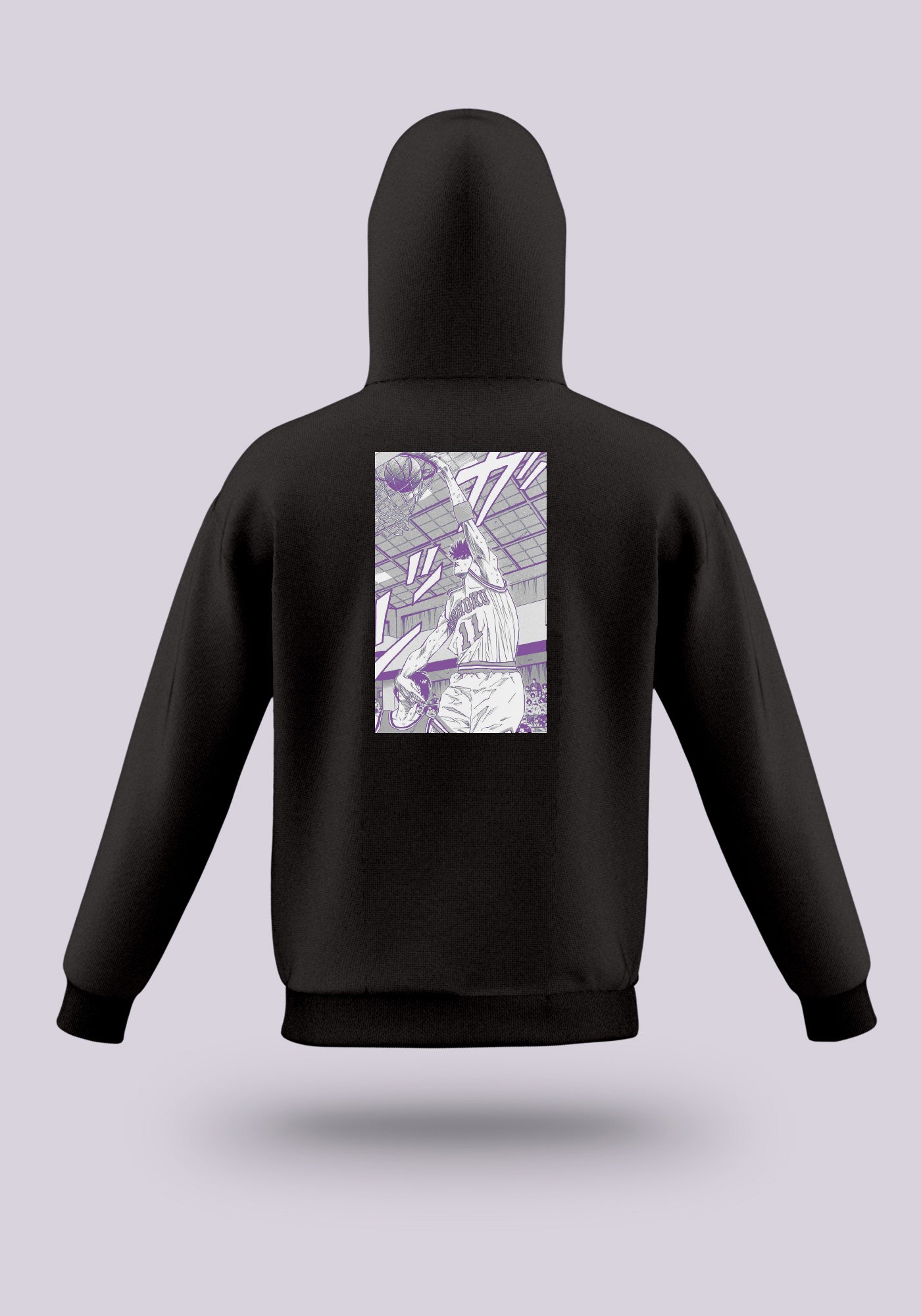 DD SLAM DUNK HOODIE 002 BLACK